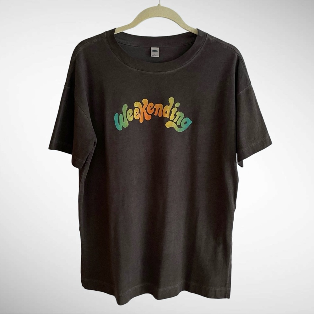 NWT Old Navy Oversized Weekending Unisex Short-Sleeve Specially Dyed Tee Shirt